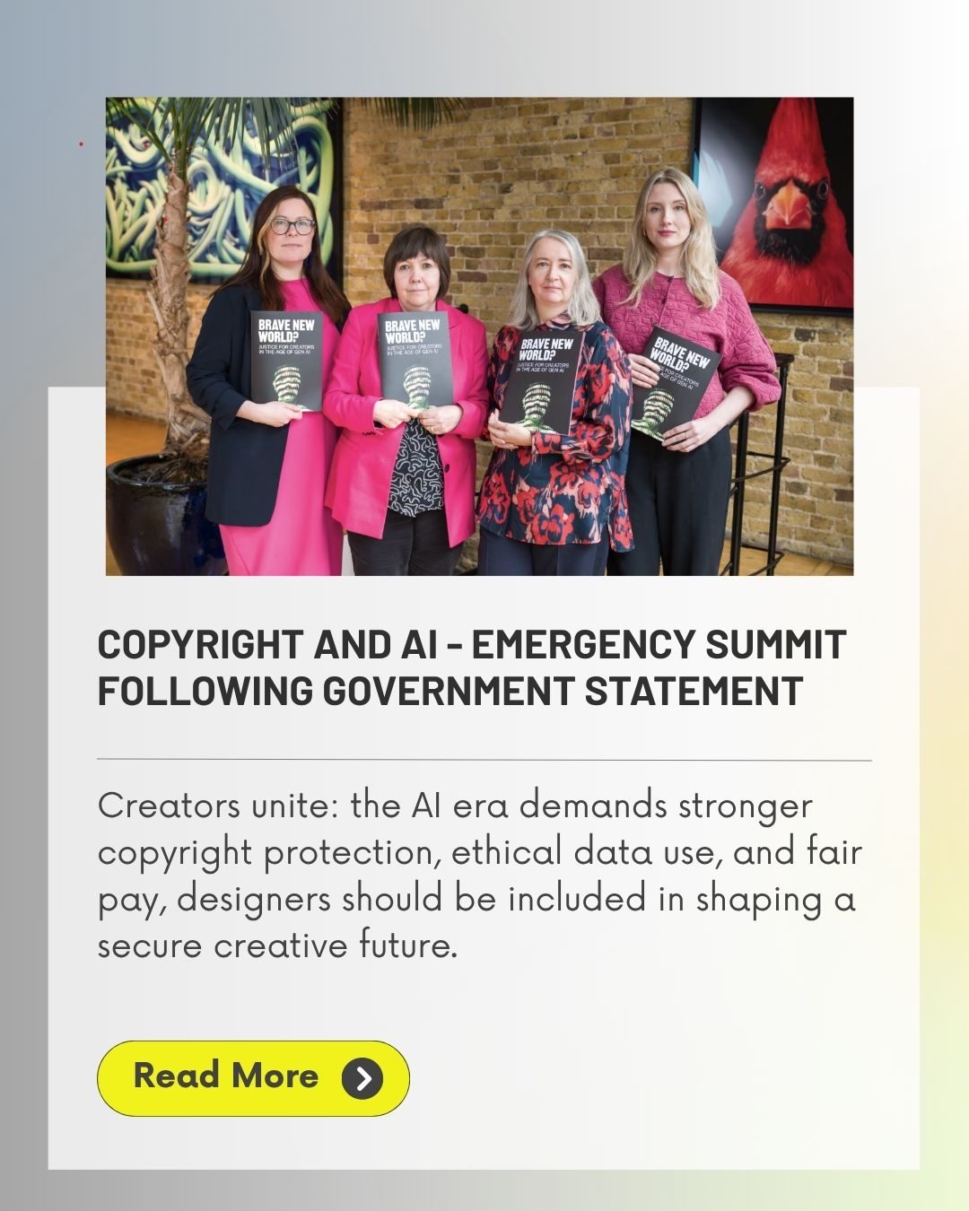 A Brave New World - AI