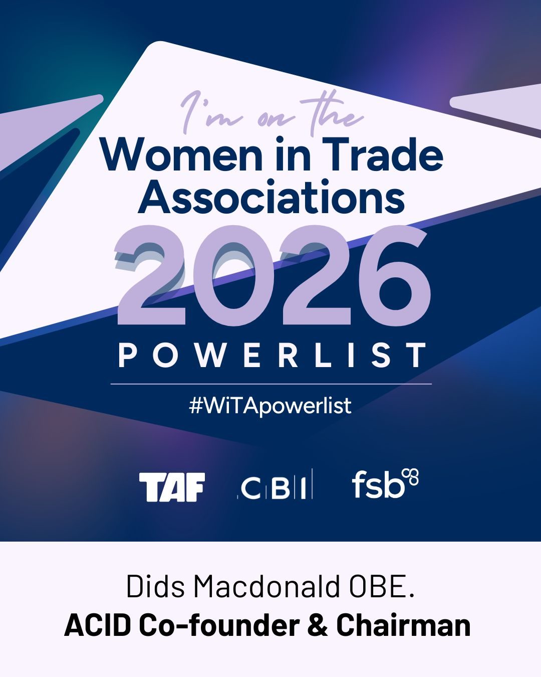 ACID Co-founder & Chairman