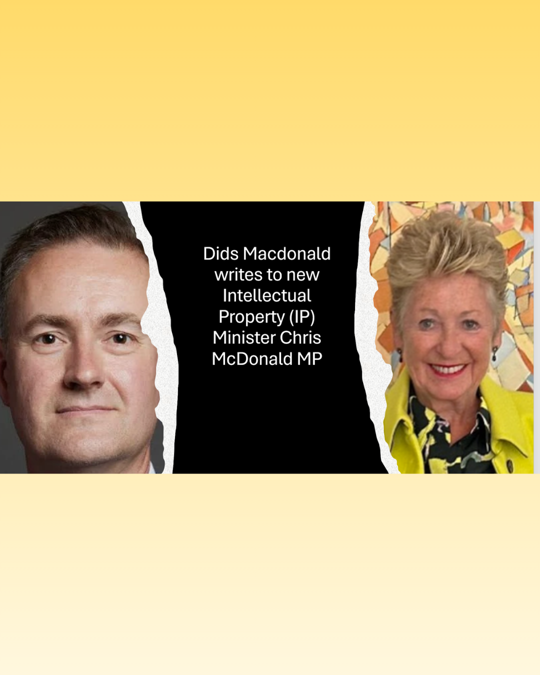 Dids writes to Chris McDonald