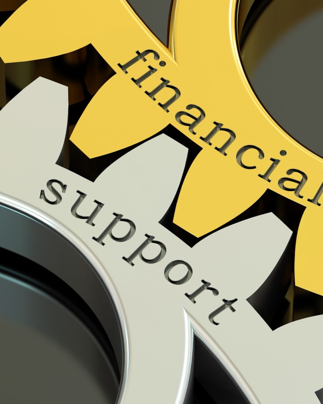 Adobe Stock Financial Support Cogs Help Money Advice
