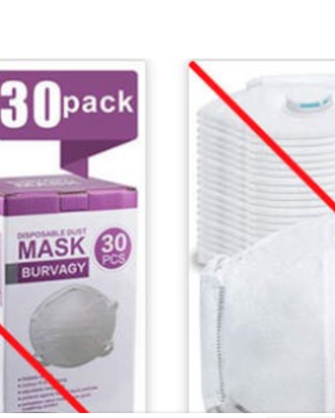 Counterfiet respirators