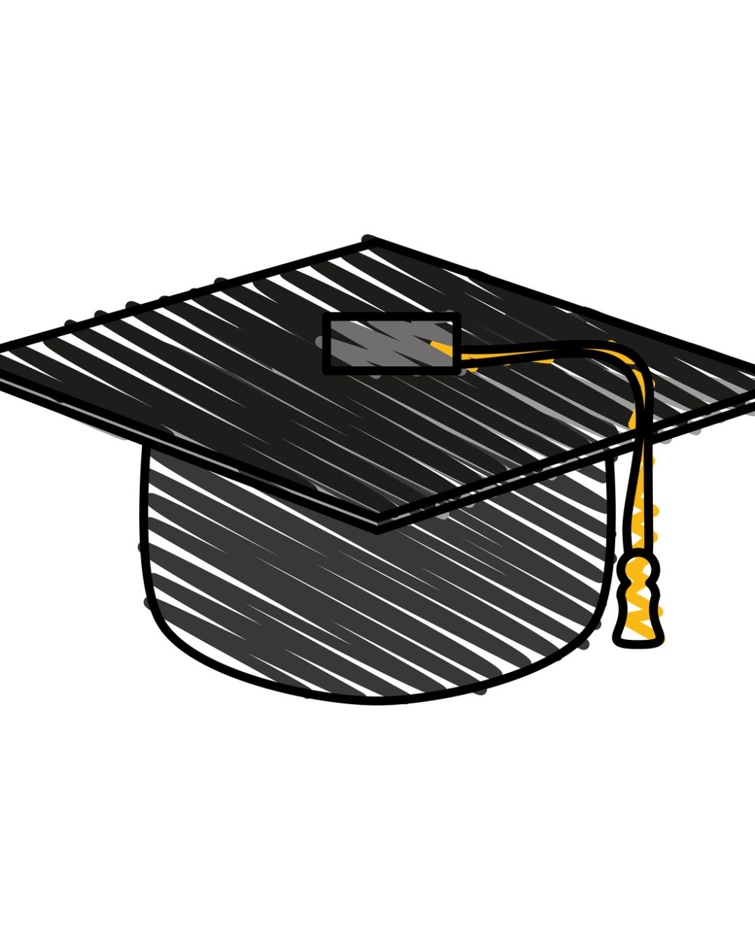 Graduation toga hat icon illustration vector design graphic