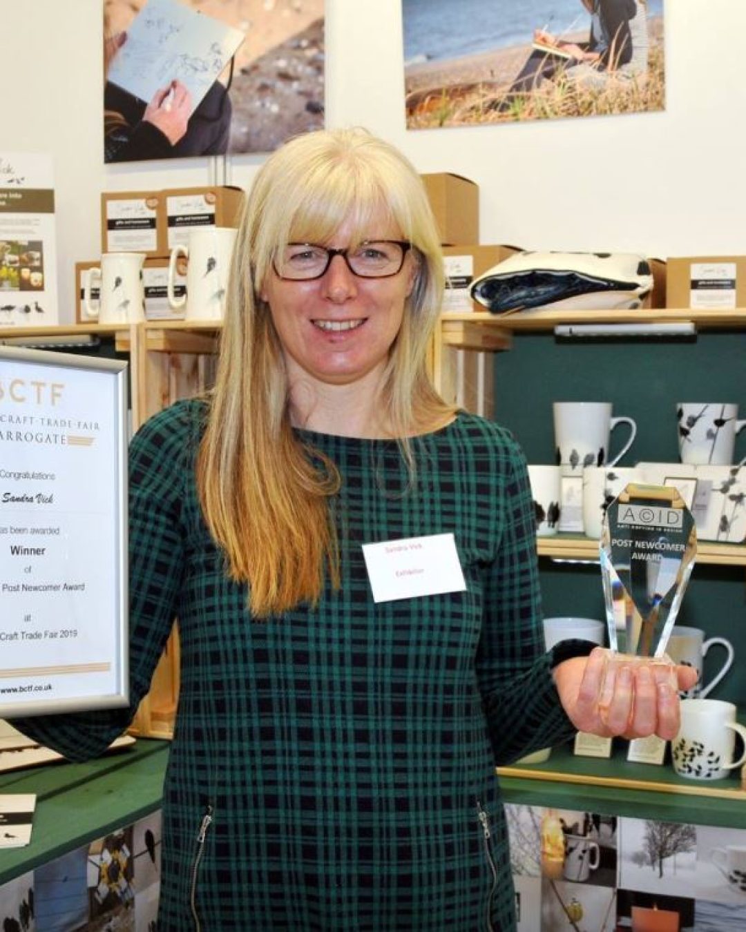 Sandra Vick Winner BCTF Post Newcomer Award